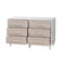 Baxton Studio Louetta Coastal White Carved Contrasting 6-Drawer Dresser 246-13625-ZORO - alternate 2